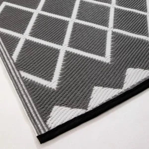 Oviala Tapis Extérieur Et Intérieur Gris à Motifs Gris 180×270 fashioniable 14