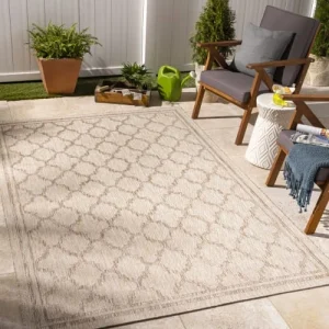 grossiste en ligne Surya Tapis Extérieur Et Intérieur – Vanille Et Beige – 157x213cm 10