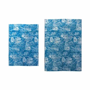 soldes Alice’s Garden Tapis Extérieur/intérieur 160 X 230 Bleu Canard Avec Motif Exotique 12