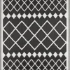 Nazar Tapis Extérieur Motif Géométrique Noir 120×160 vente chaude 22