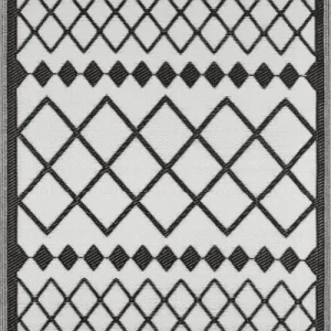 Nazar Tapis Extérieur Motif Géométrique Noir 120×160 vente chaude 12