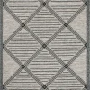 excellents soldes Nazar Tapis Extérieur Motif Losange Gris Et Anthracite – 120×160 14