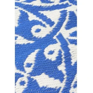 Fabhab Tapis Extérieur Réversible En Plastique Recyclé 120×180 Cm Bleu excellents soldes 10