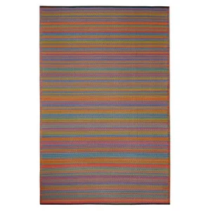 Fabhab Tapis Extérieur Réversible En Plastique Recyclé 120×180 Cm Multicolore pas cher en ligne 12