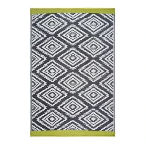 excellente qualité Fabhab Tapis Extérieur Réversible En Plastique Recyclé 150×240 Cm Gris 10