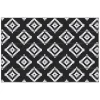 OUTSUNNY Tapis Extérieur Style Graphique Réversible 2 Motifs Noir Blanc SOLDES TOUT À 22