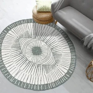 De super promotions disponibles Un Amour De Tapis Tapis Extérieur Vert 240×240 Rond 18