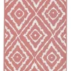 Nouveau Tom Tailor Tapis Moderne Outdoor D’extérieur Tissé Plat Rose 123×180 14