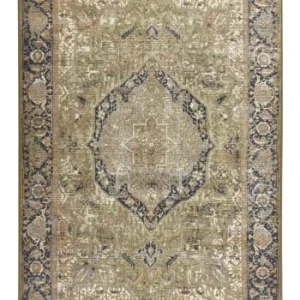 marque pas cher Tom Tailor Tapis Outdoor/ Indoor – Motif Oriental – Tissé Vert Diam 160 Cm 18