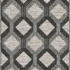 Nazar Tapis Petite Extérieur Motif Géométrique Gris – 70×140 belle 20