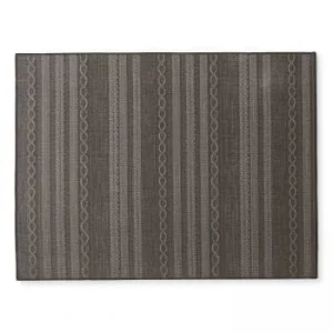 Oviala Tapis Rectangulaire En Polypropylène 120×160 Cm Noir france 16