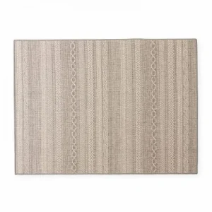 Oviala Tapis Rectangulaire En Polypropylène 160×230 Cm Gris Retour Facile et Gratuit 8