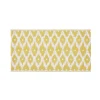 Maisons Du Monde Tapis Réversible En Polypropylène Jaune Motifs Graphiques Blancs 75×140 Vente 22