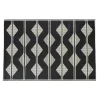 Maisons Du Monde Tapis Réversible En Polypropylène Motifs Triangles écrus Et Noirs 180×270 excellents soldes 14