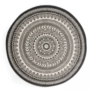 Oviala Tapis Rond Polypropylène Noir 160cm magasin pour 18