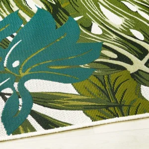 Maisons Du Monde Tapis Vert Et écru Imprimé Tropical 160×230, OEKO-TEX® vente à bas prix 7