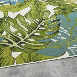 Maisons Du Monde Tapis Vert Et écru Imprimé Tropical 206×290, OEKO-TEX® boutique 6