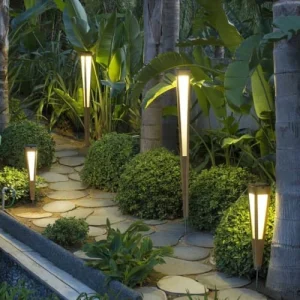 Les Jardins Torche D’extérieur LED à Planter Rechargeable & Solaire H120cm achat 9