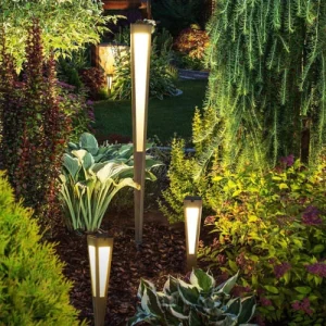 Les Jardins Torche D’extérieur LED à Planter Rechargeable & Solaire H120cm achat 11