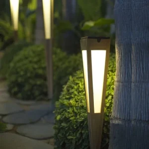 Les Jardins Torche D’extérieur LED à Poser Rechargeable & Solaire H52cm pas cher en vente 7