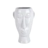 de garantie authentique PRESENT TIME Vase Cache-pot En Céramique Blanche H27,2cm 17