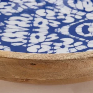 Maisons Du Monde Vide-poches En Manguier Motifs Bleus Et Blancs mode 12