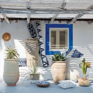 Maisons Du Monde Vide-poches En Manguier Motifs Bleus Et Blancs mode 16